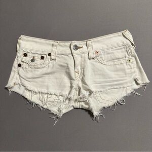 True Religion Joey Cut-Off Shorts